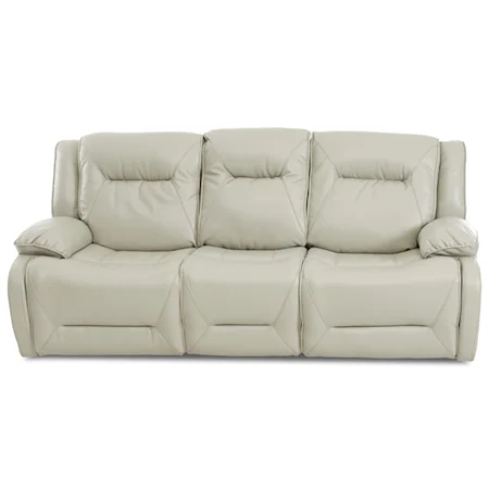 Power Reclining Sofa with Power Tilt Headrests and USB Ports